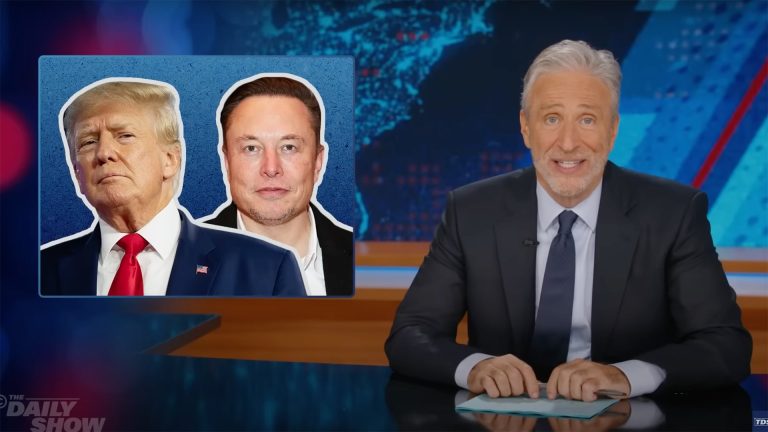 Jon Stewart has a stern message for Republicans over the Trump-Musk feud