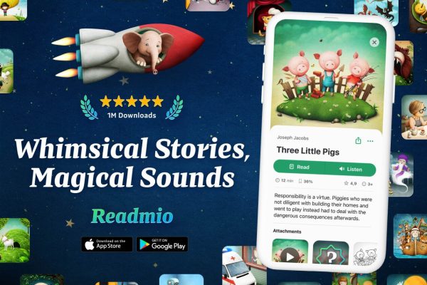 Make storytime magical with this interactive, screen-free app