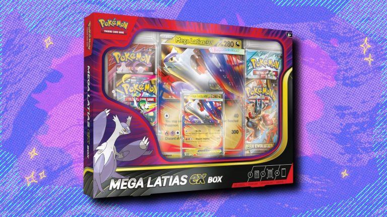 The Pokémon TCG Mega Evolution Mega Latias ex Box is over $10 cheaper on TCGplayer vs. Amazon