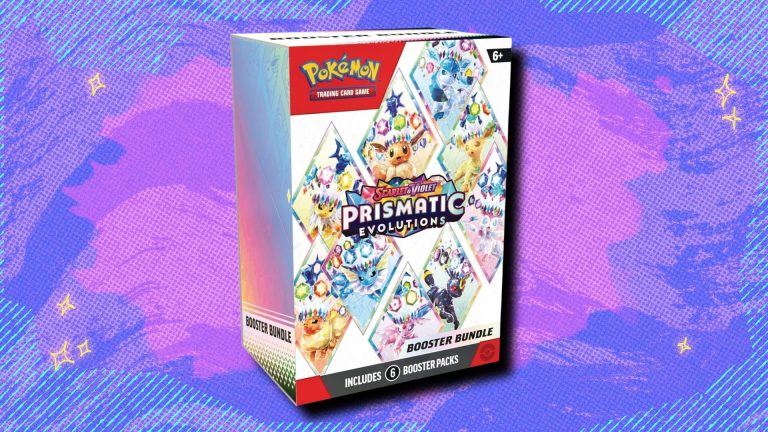 Save $7.95 on the Pokémon TCG Prismatic Evolutions Booster Bundle at TCGPlayer vs. Amazon