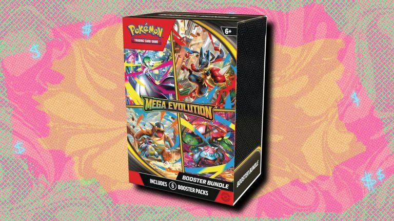 The Pokémon TCG Mega Evolution Booster Bundle is still at market value at Amazon