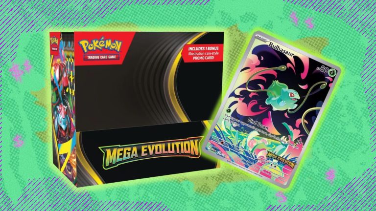 Pokémon TCGs Mega Evolution Enhanced Booster Box is over $20 cheaper on TCGPlayer, but Amazon offers a gift card