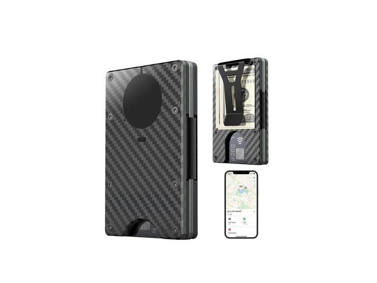 This thin, metal wallet can house an AirTag, and it’s on sale for just $29.99